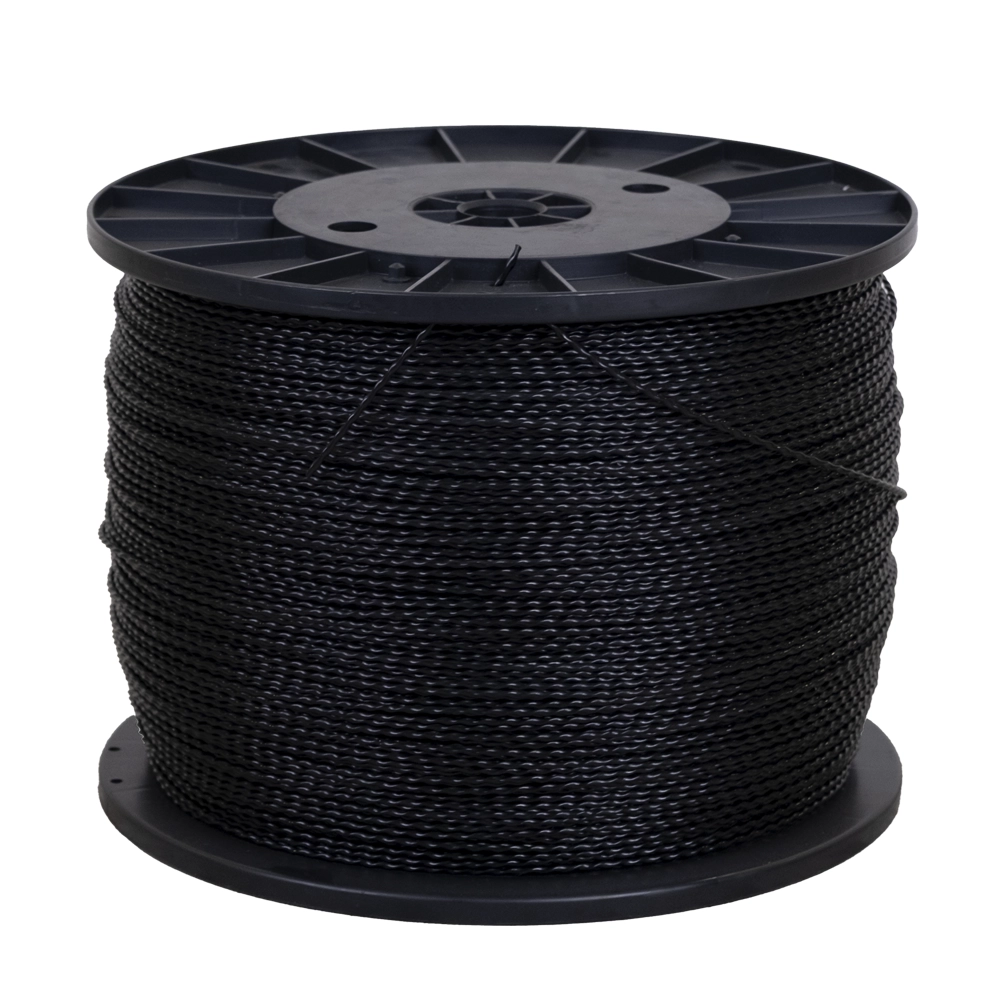 Bobine Fio Nylon Negro Industrial Torcido Pro 3.0mm +- 10KG - Bobine Fio Nylon Negro Industrial Torcido Pro 3.0mm +- 10KG